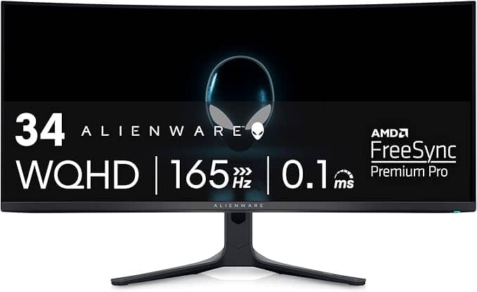 Alienware AW3423DWF 34" QD-OLED Gaming Monitor - Black