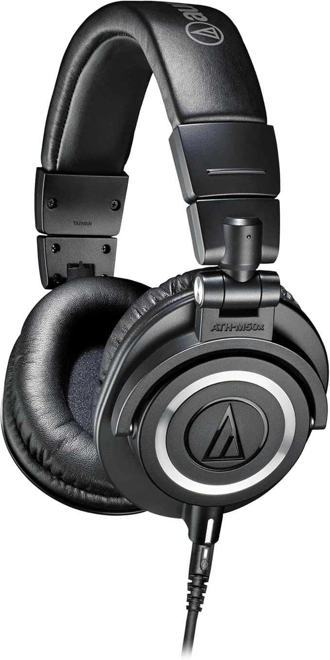 Audio-Technica ATH-M50X Professional Monitor Headphones - Black