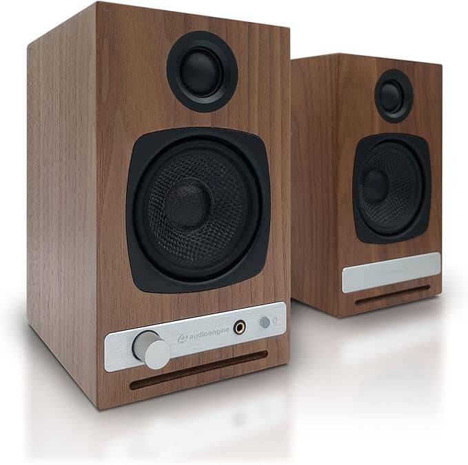 Audioengine A2+ HD Desktop Speakers - Walnut