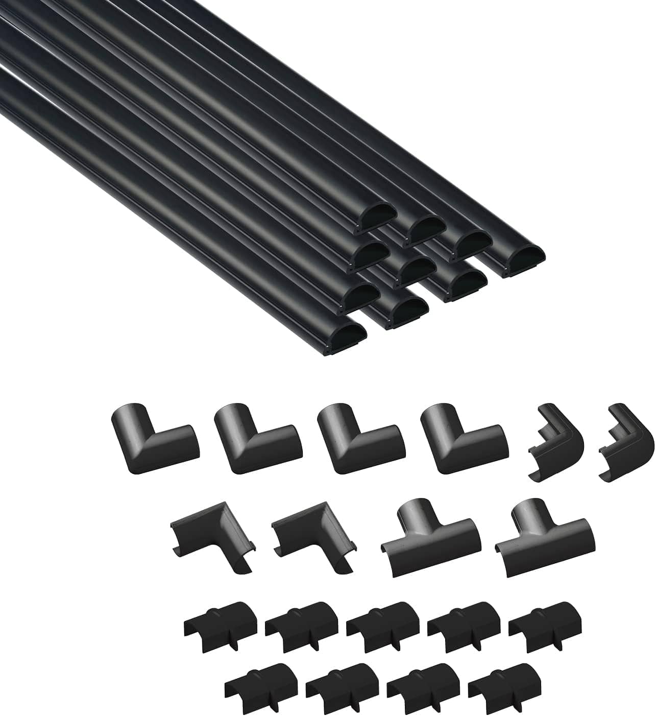 D-Line 157in Cord Hider Kit Patented Cable Cover