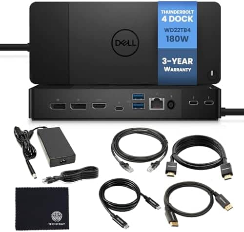 Dell WD22TB4 Thunderbolt 4 Dock 180W