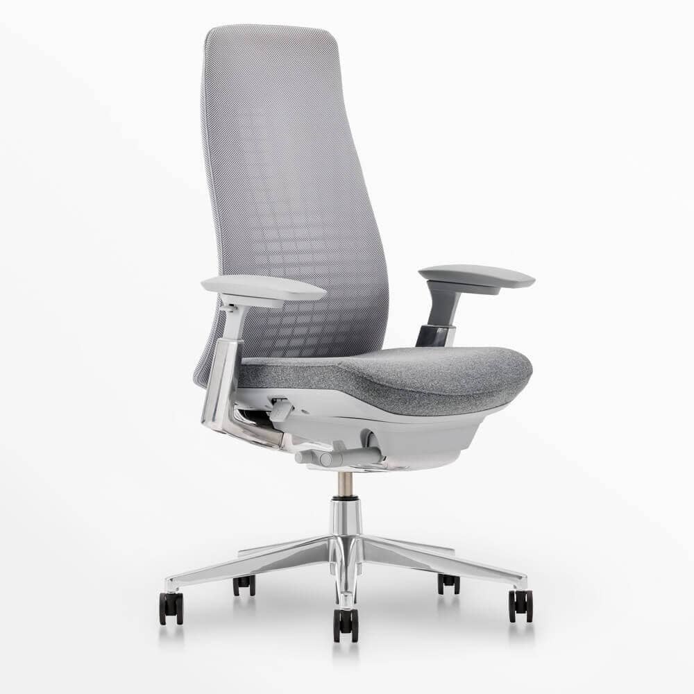 Haworth Fern Ergonomic Chair - Fog