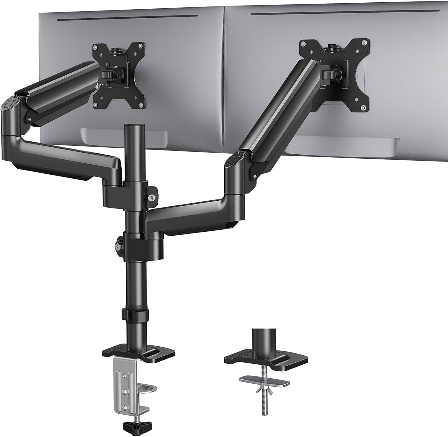 HUANUO Dual Monitor Mount up to 32 inch 19.8lbs
