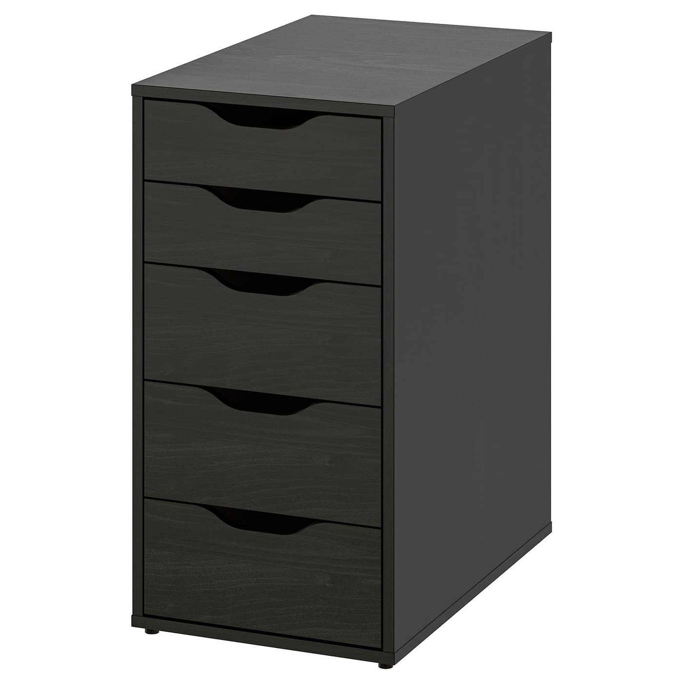 IKEA ALEX Drawer Unit - Black-Brown
