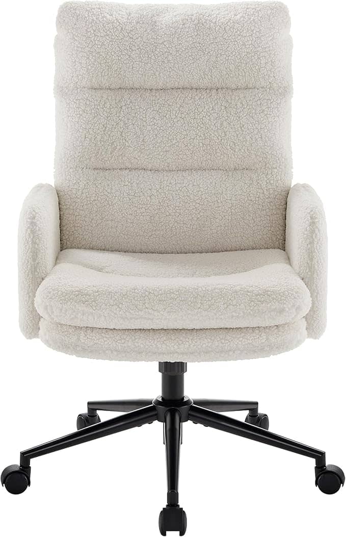 IWMH High-Back Home Office Chair - White