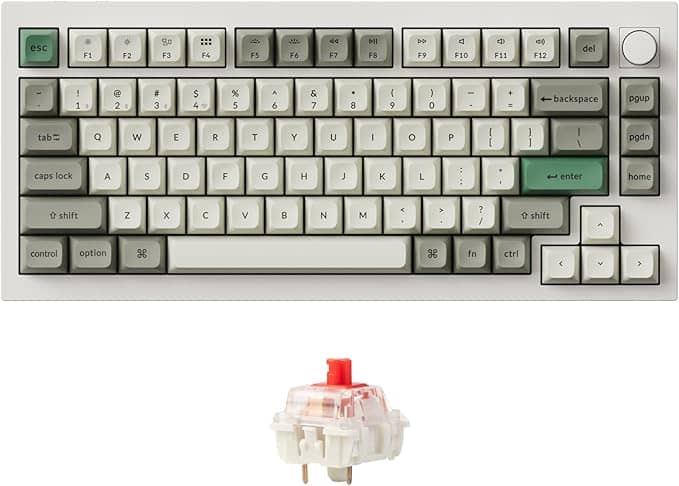 Keychron Q1 Max RGB Mechanical Keyboard - White