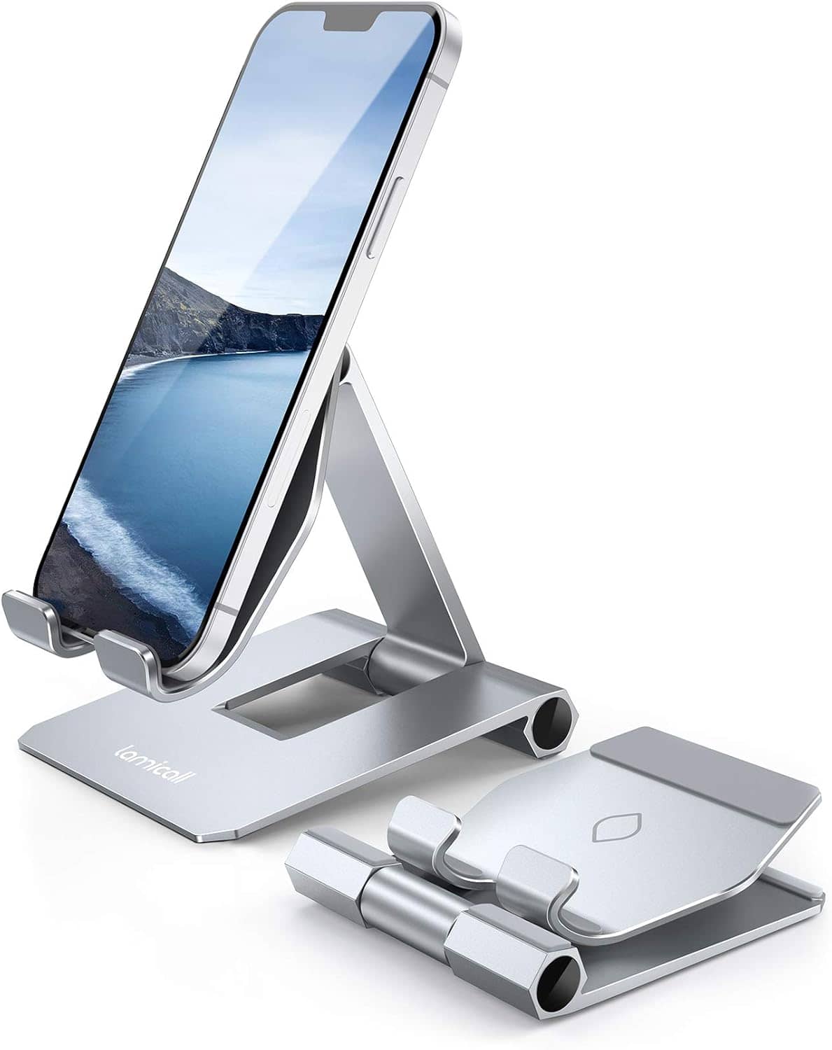 Lamicall Aluminum Metal Adjustable Cell Phone Stand Heavy Duty