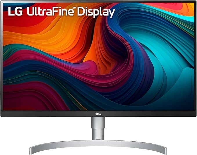 LG 27UN850-W UltraFine 27" 4K IPS Monitor - White/Silver