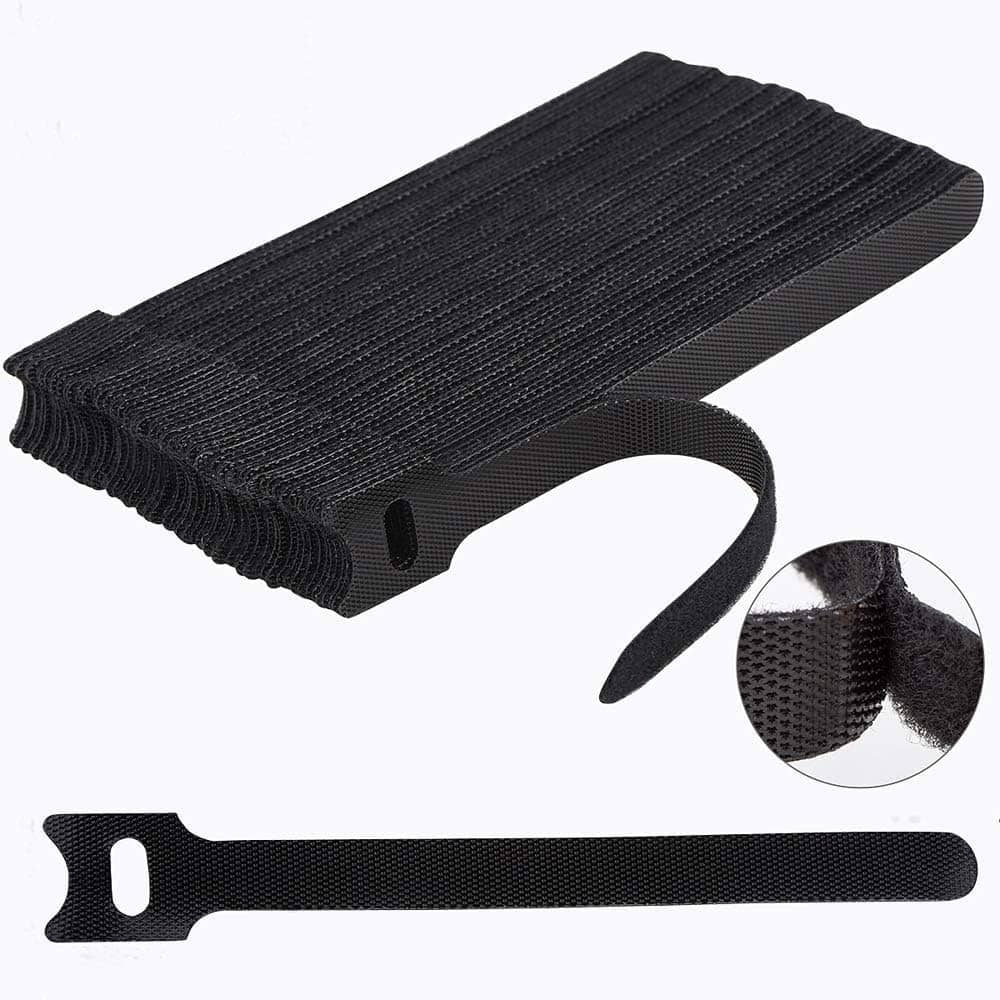 Nettbe 60 PCS 6in Reusable Hook Loop Cable Ties