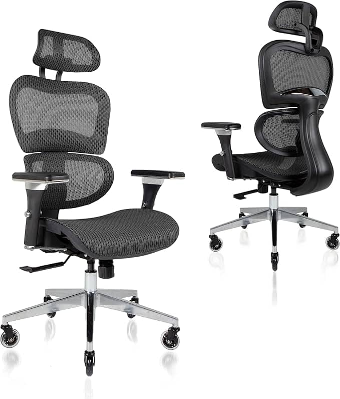 Nouhaus Ergo3D Ergonomic Office Chair - Black