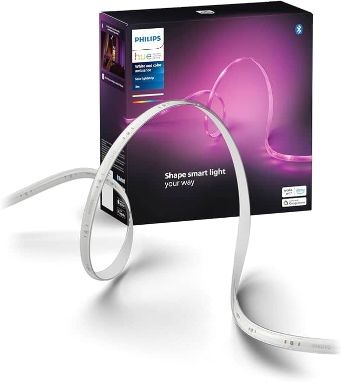 Philips Hue Indoor Smart LED Strip Light RGBWW 10 ft - White