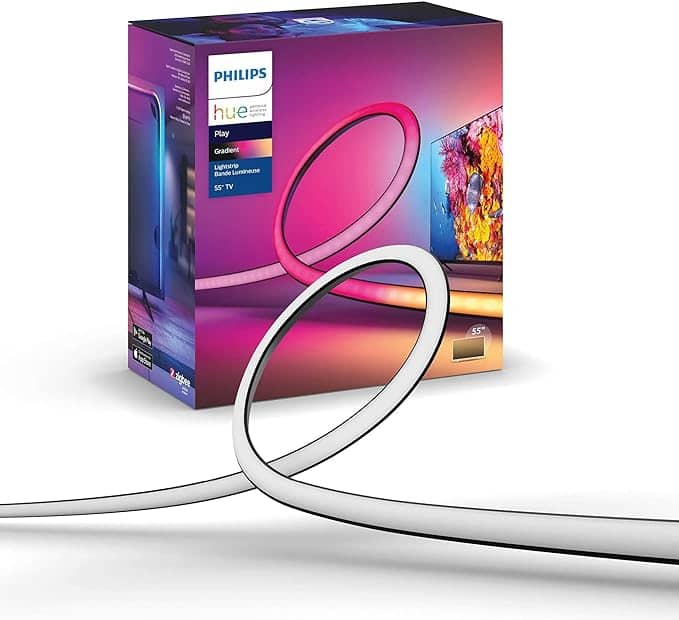Philips Hue Play Gradient TV Light Strip 55" - Black