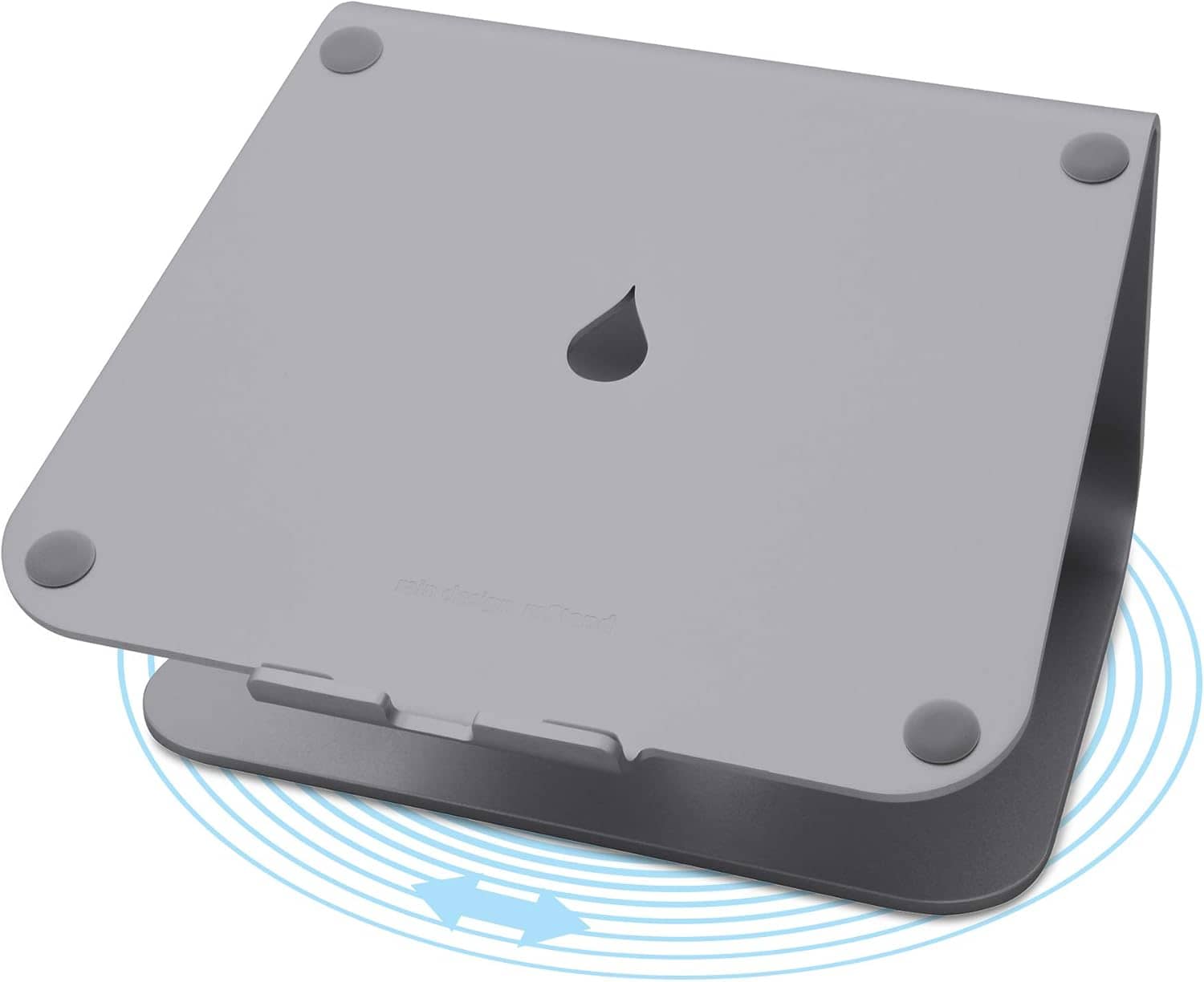 Rain Design mStand360 Laptop Stand with Swivel Base Space Gray