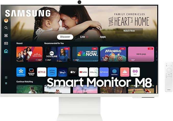 Samsung M8 M80D 32-Inch 4K UHD Smart Monitor - Warm White