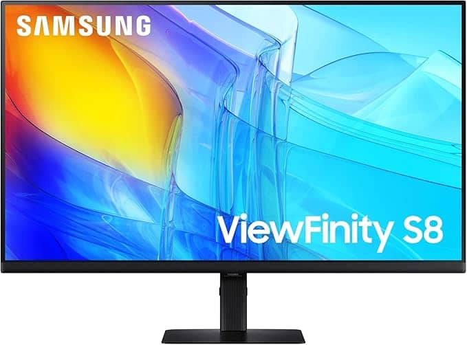 Samsung ViewFinity S8 27-inch Monitor - Black