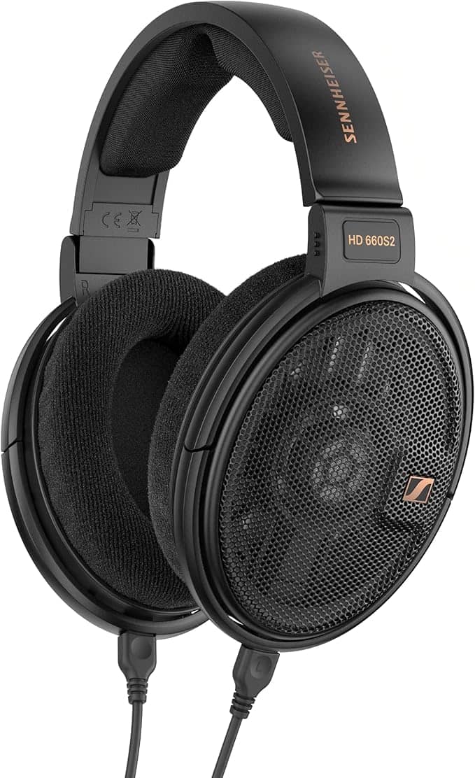 Sennheiser HD 660S2 Open-Back Wired Headphones - Black