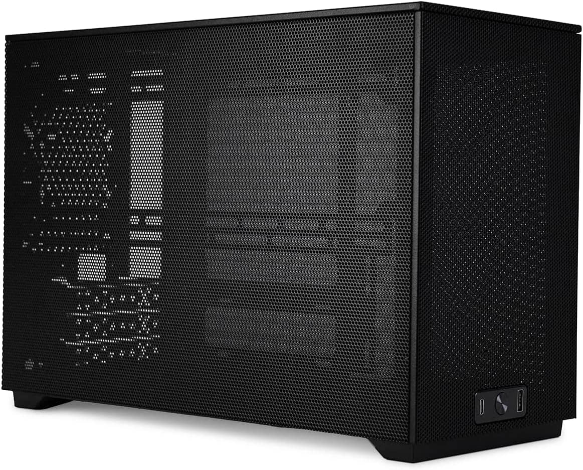 SSUPD Meshroom D Mini-ITX SFF Case Full Mesh Side Panel Black