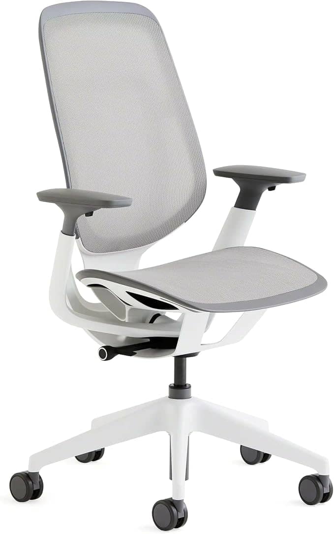 Steelcase Karman Mesh Ergonomic Chair - Platinum