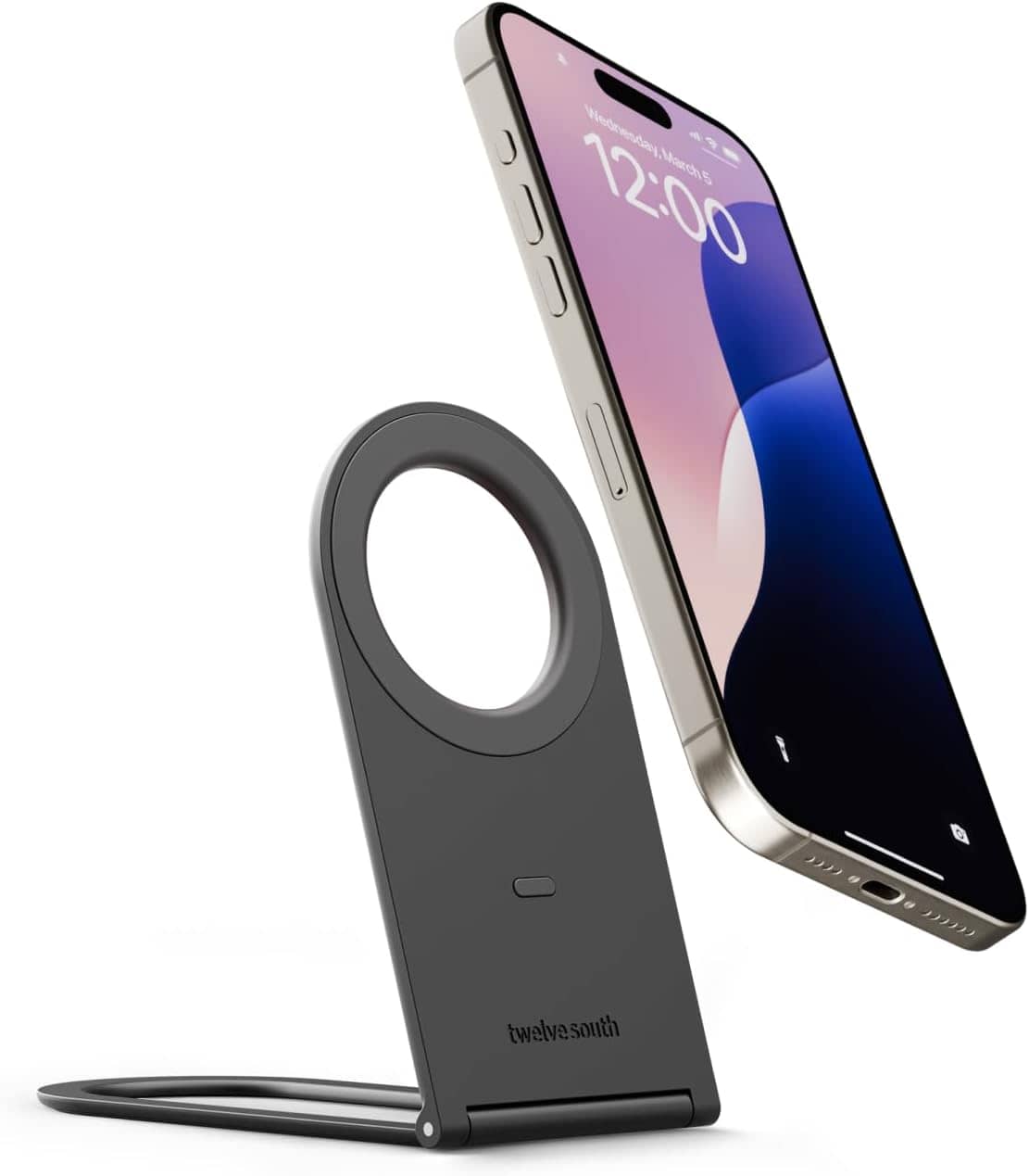 Twelve South Curve Nano MagSafe Stand Qi2 Compatible