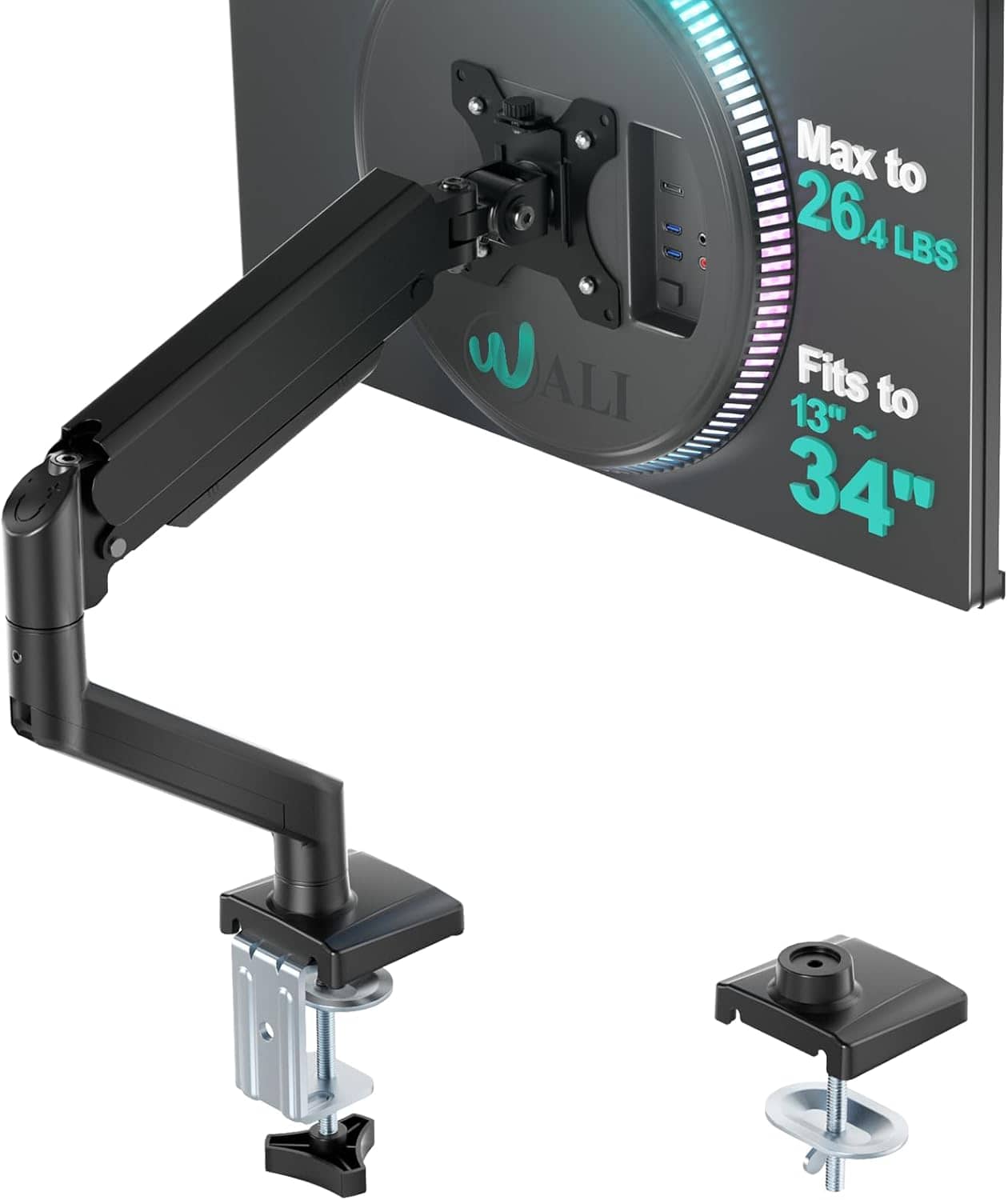 WALI Single Monitor Mount 13-34 inch 26.4lbs