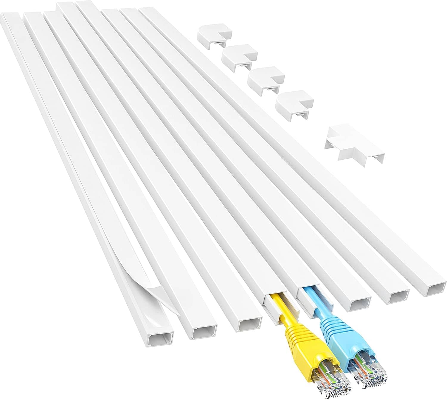 Yecaye Cord Hider 113in One-Cord Cable Concealer