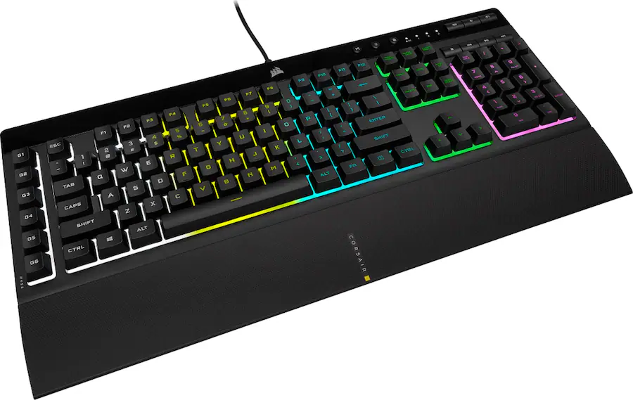 CORSAIR K55 RGB Pro Full-size Wired Gaming Keyboard - Black