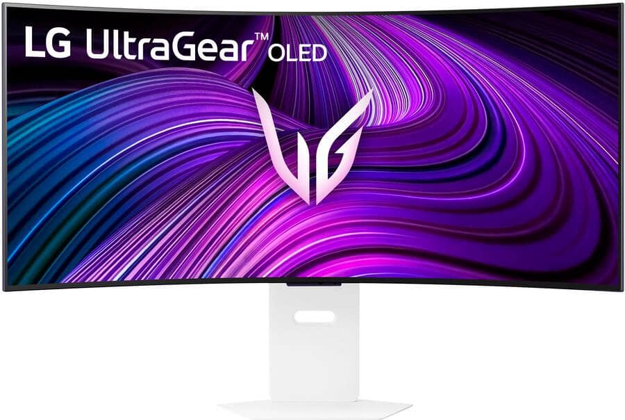 LG UltraGear 39" OLED Curved Gaming Monitor - White